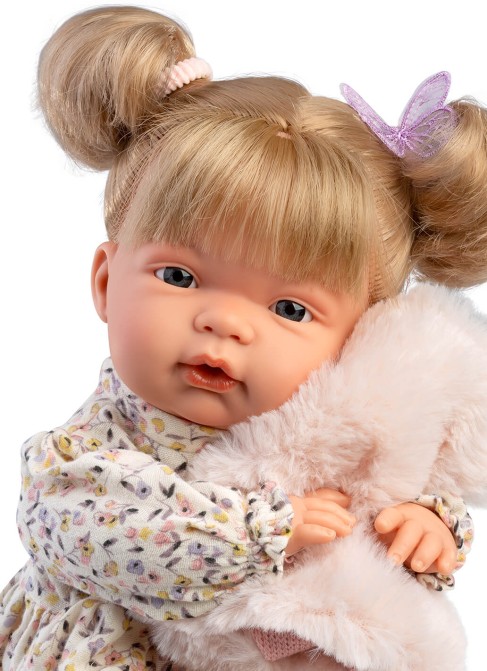 Joelle  Chaleco De Pelo 38 cm Con Mecanismo Lloro