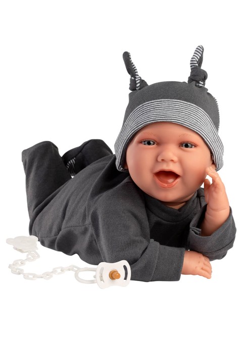 Mimo Newborn Smiles Grey Pajamas 42 cm With...