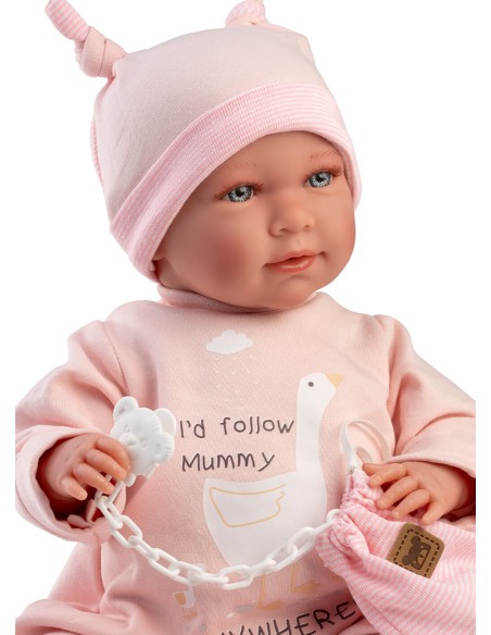 Пижама Mimi Newborn Розовая 42 см с механизмом Cry