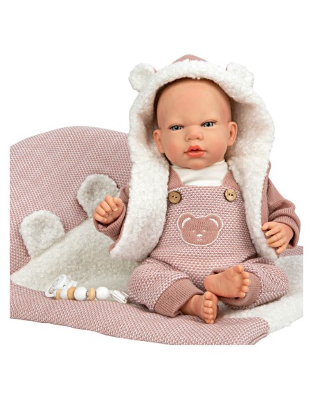Gadea Reborn Baby Pink With Blanket 40 cm