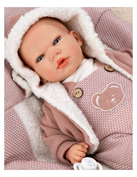Gadea Reborn Baby Pink With Blanket 40 cm