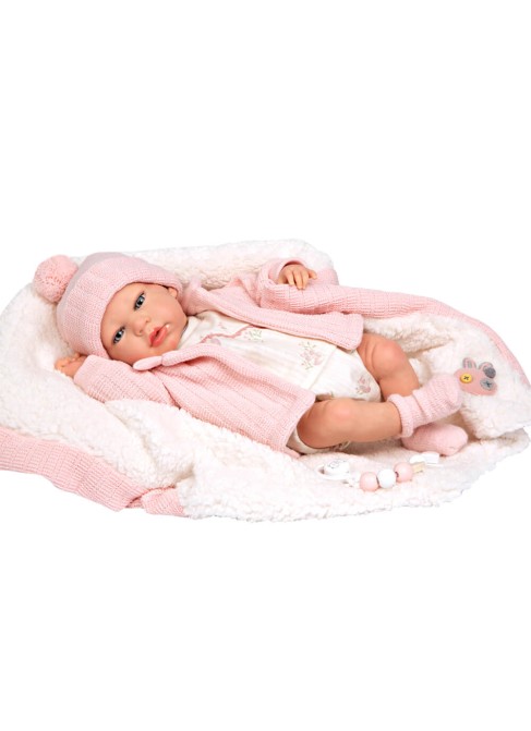 Marta Reborn Baby Pink With Blanket 40 cm