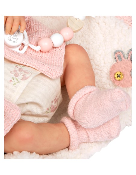 Marta Reborn Baby Pink With Blanket 40 cm