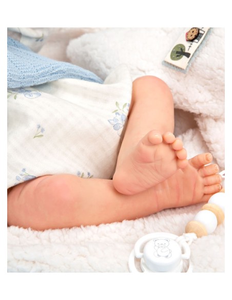 Martin Reborn Baby Blue With Blanket 40 cm