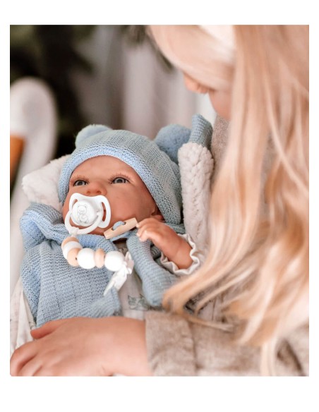 Martin Reborn Baby Blue With Blanket 40 cm