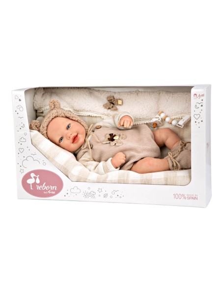 Ruben Reborn Baby With Pillow 45 cm