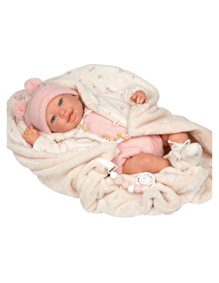 Elba Reborn Baby with Blanket 45 cm