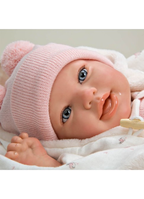 Elba Reborn Baby with Blanket 45 cm