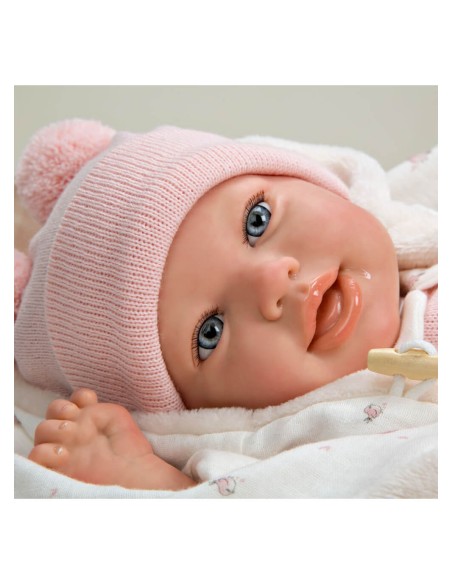 Elba Reborn Baby with Blanket 45 cm