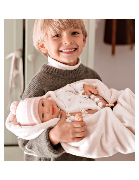 Elba Reborn Baby with Blanket 45 cm