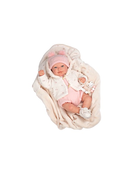 Elba Reborn Baby with Blanket 45 cm