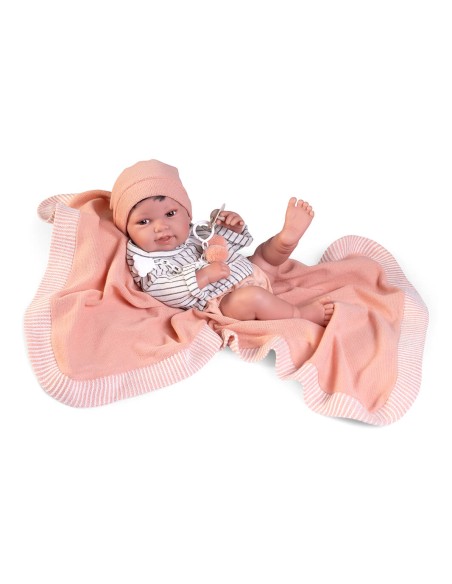 Newborn Pipo with a couple's shawl 42 cm