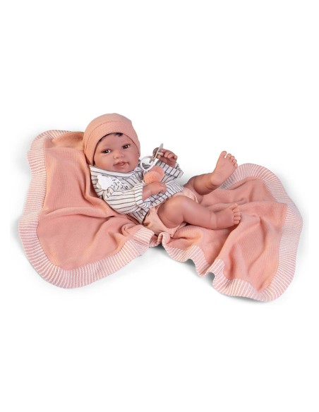 Newborn Pipo with a couple's shawl 42 cm