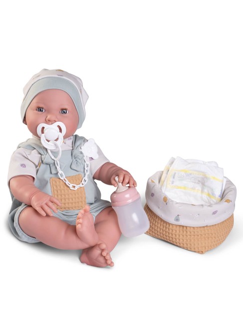 Newborn Mia Pees With Basket 42 cm