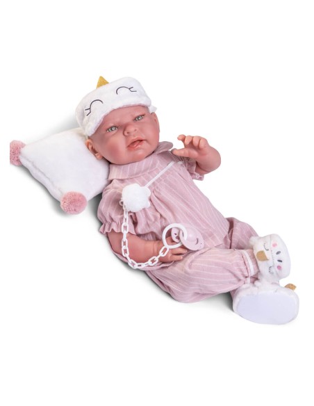 Pyjama et masque Sweet Reborn Lea 42 cm