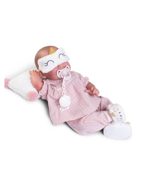 Pyjama et masque Sweet Reborn Lea 42 cm