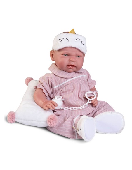Pyjama et masque Sweet Reborn Lea 42 cm