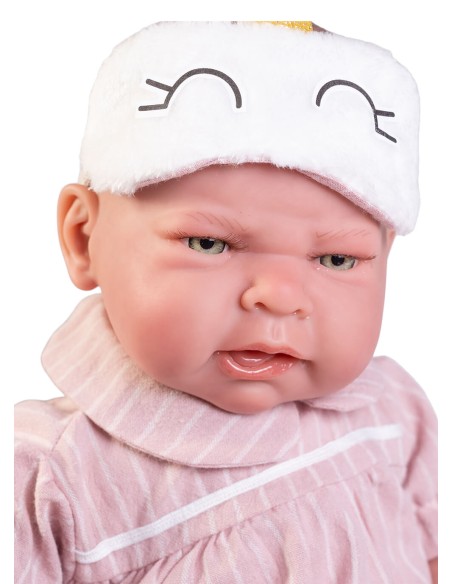 Pyjama et masque Sweet Reborn Lea 42 cm