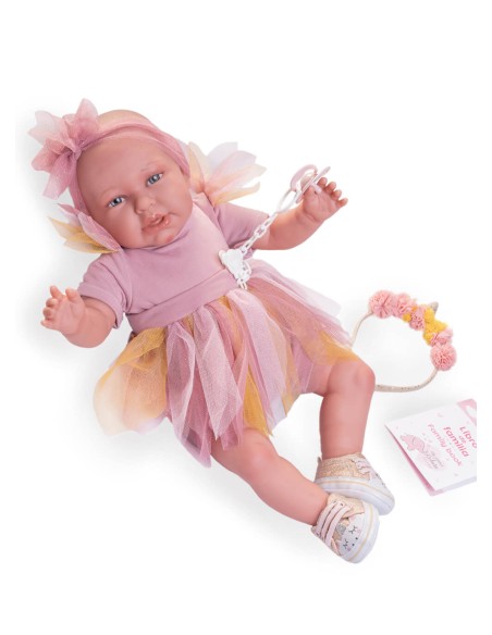 Mi Primer Reborn Daniela Hada Con Diadema Para Ti 52 cm