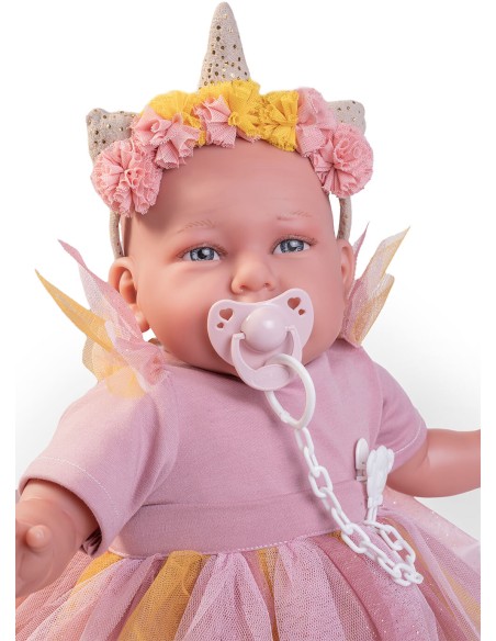 Mi Primer Reborn Daniela Hada Con Diadema Para Ti 52 cm