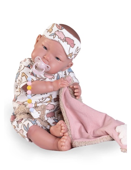 My First Reborn Alejandra Pajamas With Mask 52 cm