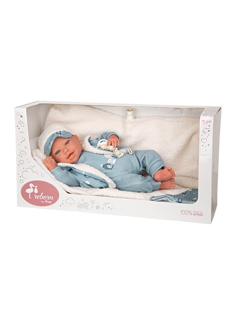 Bruno Reborn Baby With Blanket 45 cm