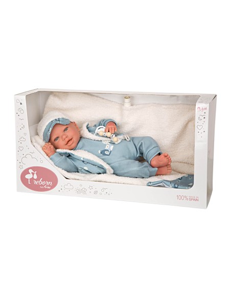 Bruno Reborn Baby With Blanket 45 cm