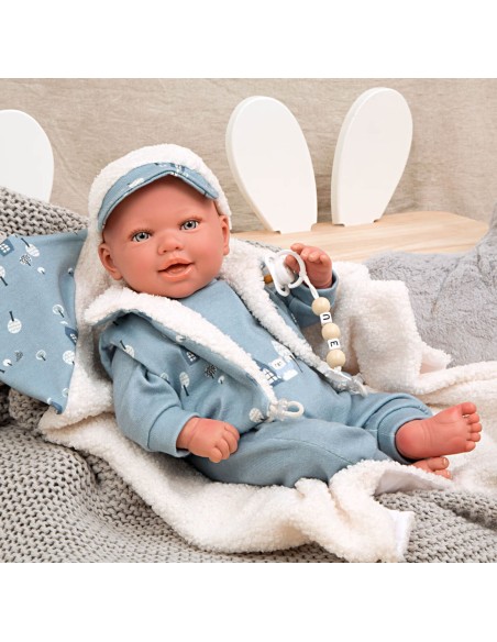Bruno Reborn Baby With Blanket 45 cm