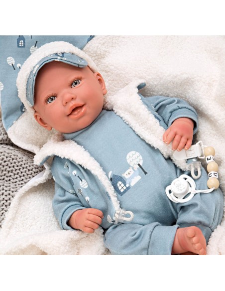 Bruno Reborn Baby With Blanket 45 cm