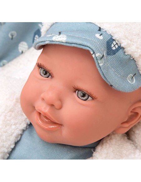 Bruno Reborn Baby With Blanket 45 cm
