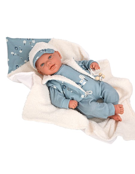 Bruno Reborn Baby With Blanket 45 cm
