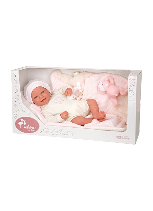 Viviane Reborn Bébé Avec Couverture Et Peluche...