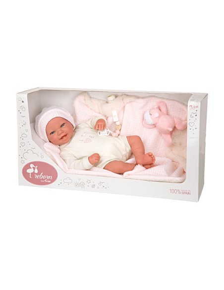 Viviane Con Manta Y Peluche 45 cm