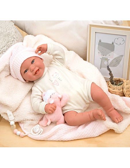 Viviane Con Manta Y Peluche 45 cm