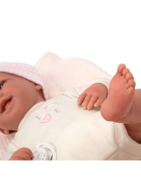 Viviane Con Manta Y Peluche 45 cm