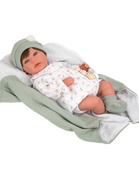 Paulina Reborn Baby с одеялом 45 см