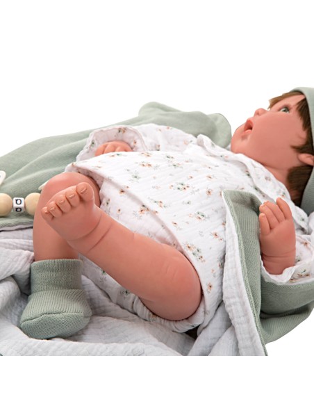 Paulina Reborn Baby с одеялом 45 см