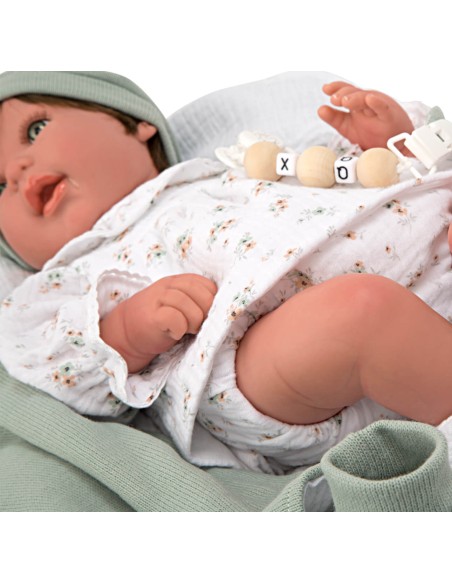 Paulina Reborn Baby с одеялом 45 см