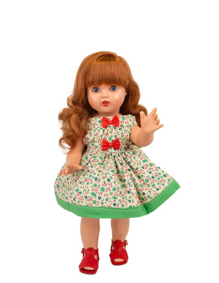 copy of Mariquita Perez Francesa Pink Plumeti Dress 50 cm