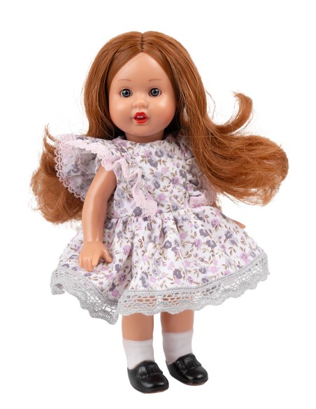 Mini Mariquita Perez Vestido Flores Moradas