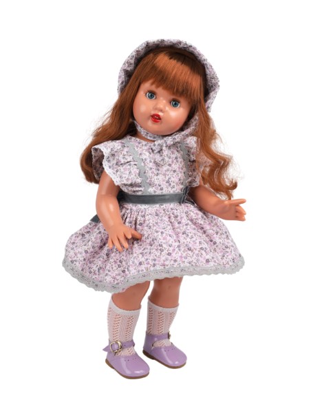 Mariquita Perez Vestido Estampado Flores Lila 2025