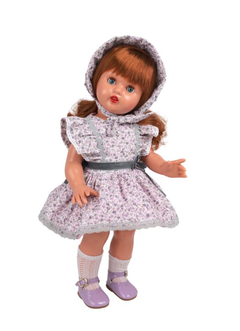 Mariquita Perez Vestido Estampado Flores Lila 2025