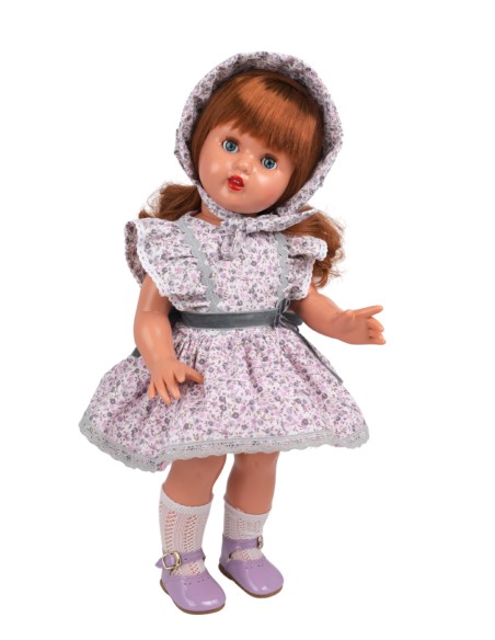 Mariquita Perez Vestido Estampado Flores Lila 2025