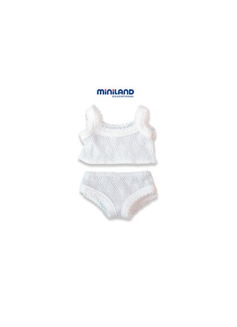 Miniland Dolls Vestidos 21 Cms Conjunto Camiseta - Braguitas 21 cm 31696