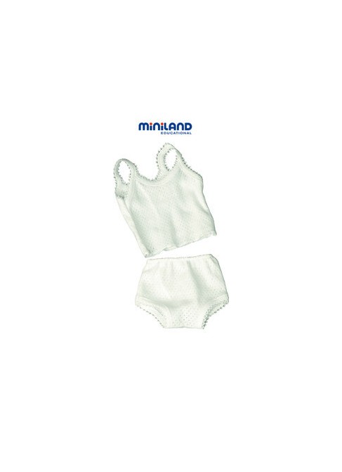 Miniland Dolls Vestidos 38-40 Cms Conjunto Camiseta y Braguitas 31520