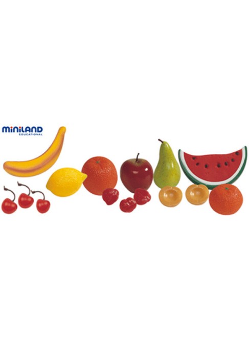 Juguetes Juego Educativo Juguete Simbolico Comida Miniland Frutas 15 pcs
