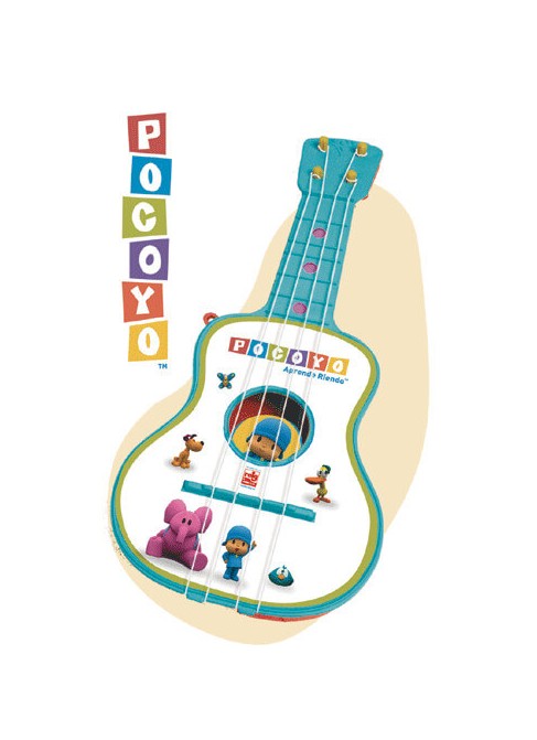 Juguetes Juguetes Musicales Guitarras Guitarra 4 Cuerdas en Estuche Pocoyo