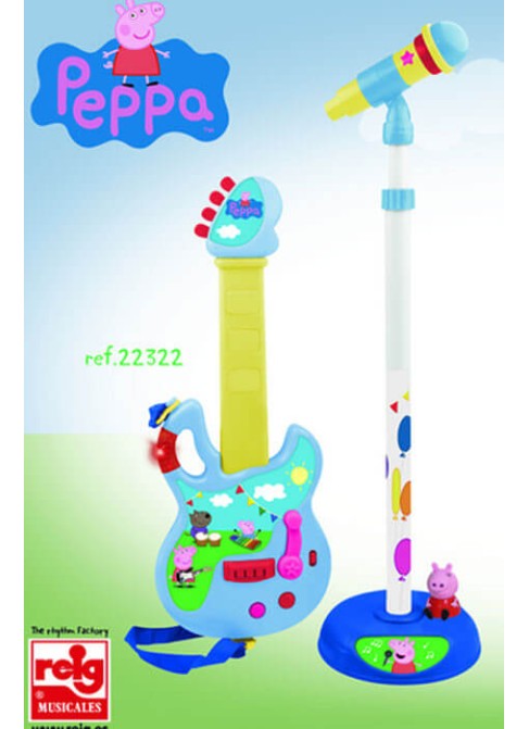 Le micro et la Guitare de Peppa Pig