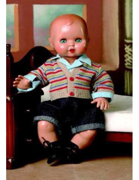 JUANIN BEBE SET OF JEANS AND SHIRT, STRIPED